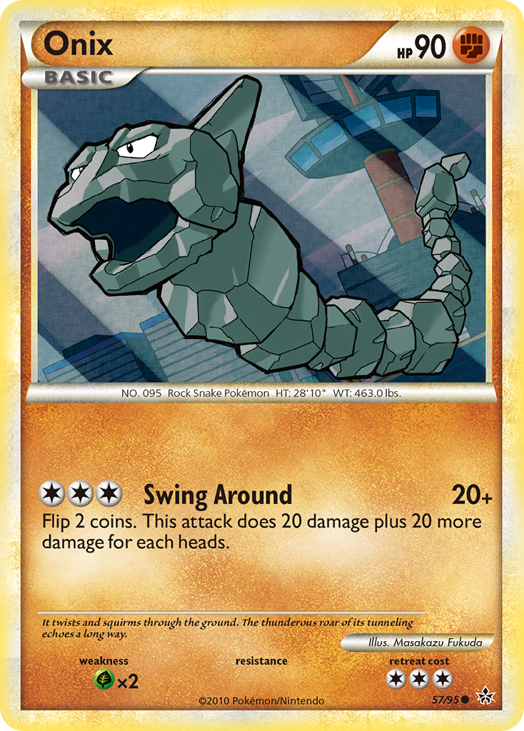 Onix (57/95) [HeartGold & SoulSilver: Unleashed] | Cracking-Singles