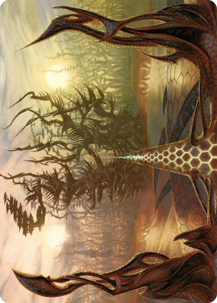 Thornglint Bridge Art Card [Modern Horizons 2 Art Series] | Cracking-Singles