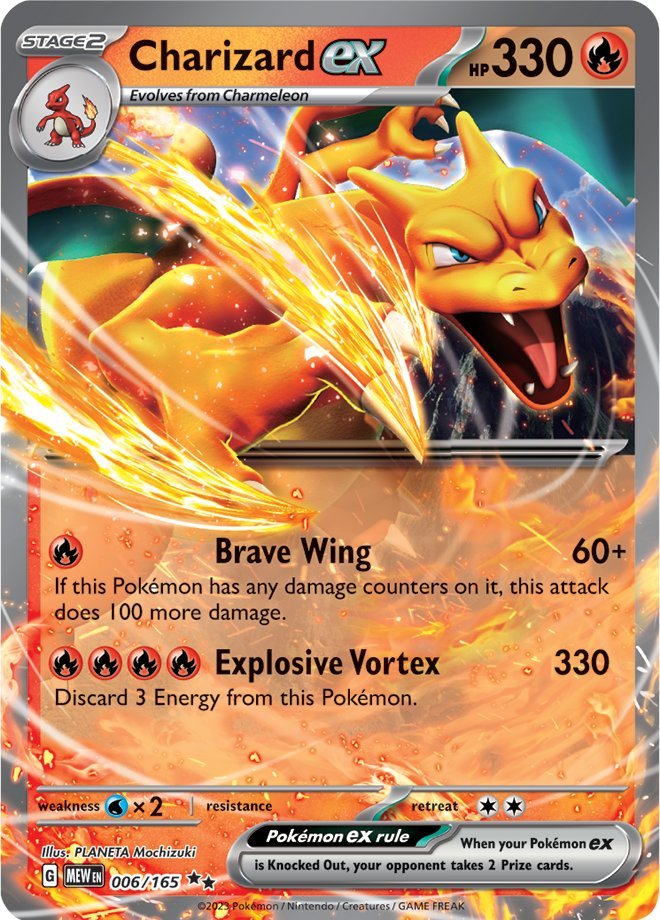 Charizard ex (006/165) [Scarlet & Violet: 151] | Cracking-Singles