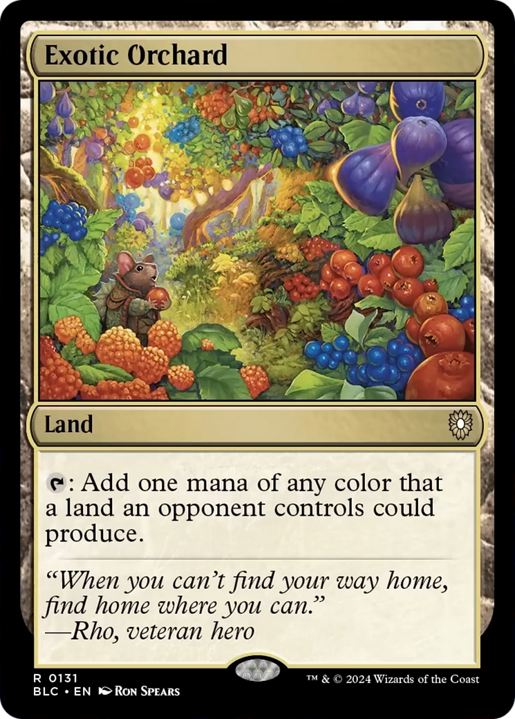 Exotic Orchard [Bloomburrow Commander] | Cracking-Singles