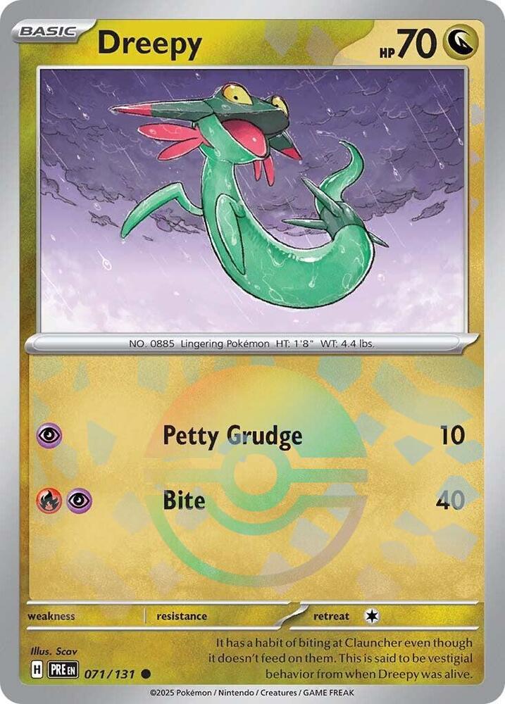 Dreepy (071/131) (Poke Ball Pattern) [Scarlet & Violet: Prismatic Evolutions] | Cracking-Singles