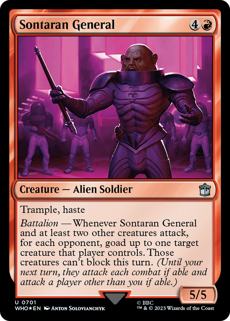 Sontaran General (Surge Foil) [Doctor Who] | Cracking-Singles