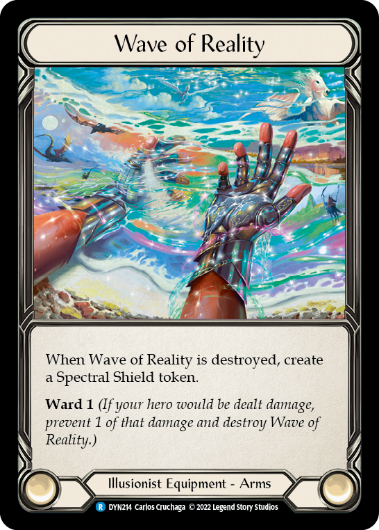 Wave of Reality [DYN214] (Dynasty)  Cold Foil | Cracking-Singles