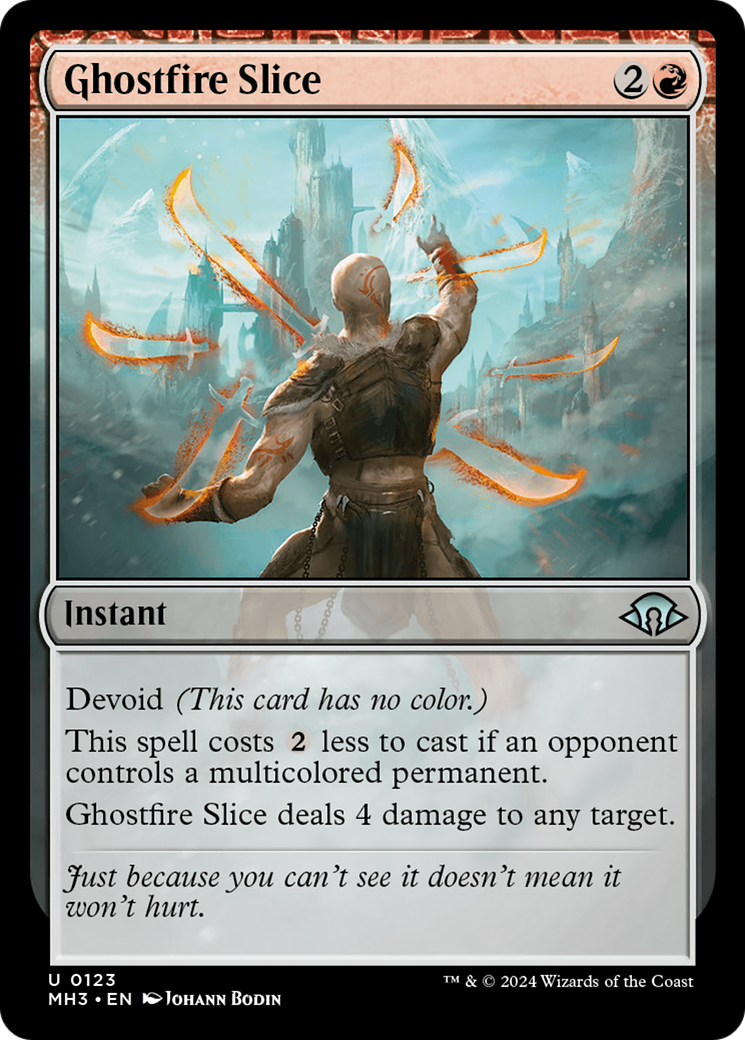 Ghostfire Slice [Modern Horizons 3] | Cracking-Singles