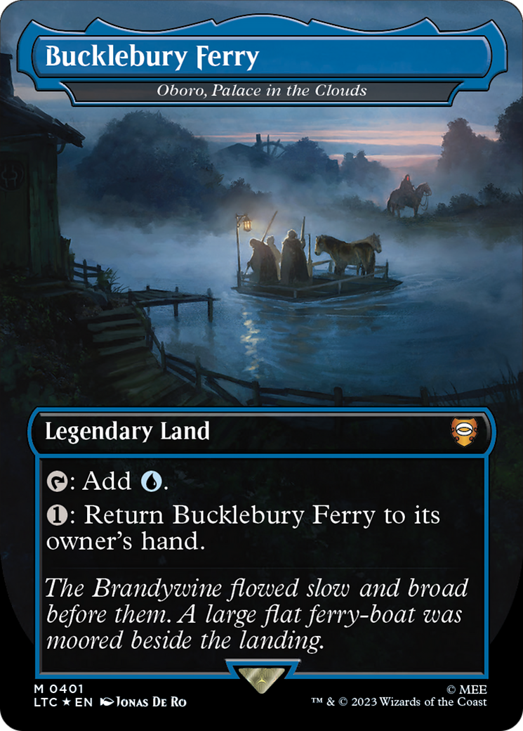 Bucklebury Ferry - Oboro, Palace in the Clouds (Surge Foil Realms and Relics) [The Lord of the Rings: Tales of Middle-Earth Commander] | Cracking-Singles