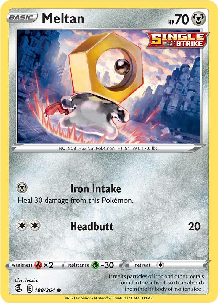 Meltan (188/264) [Sword & Shield: Fusion Strike] | Cracking-Singles