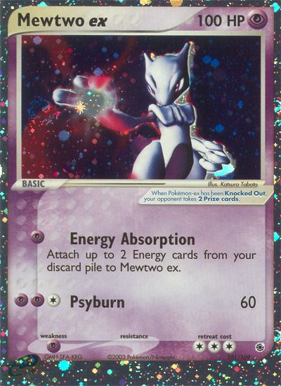 Mewtwo ex (101/109) [EX: Ruby & Sapphire] | Cracking-Singles