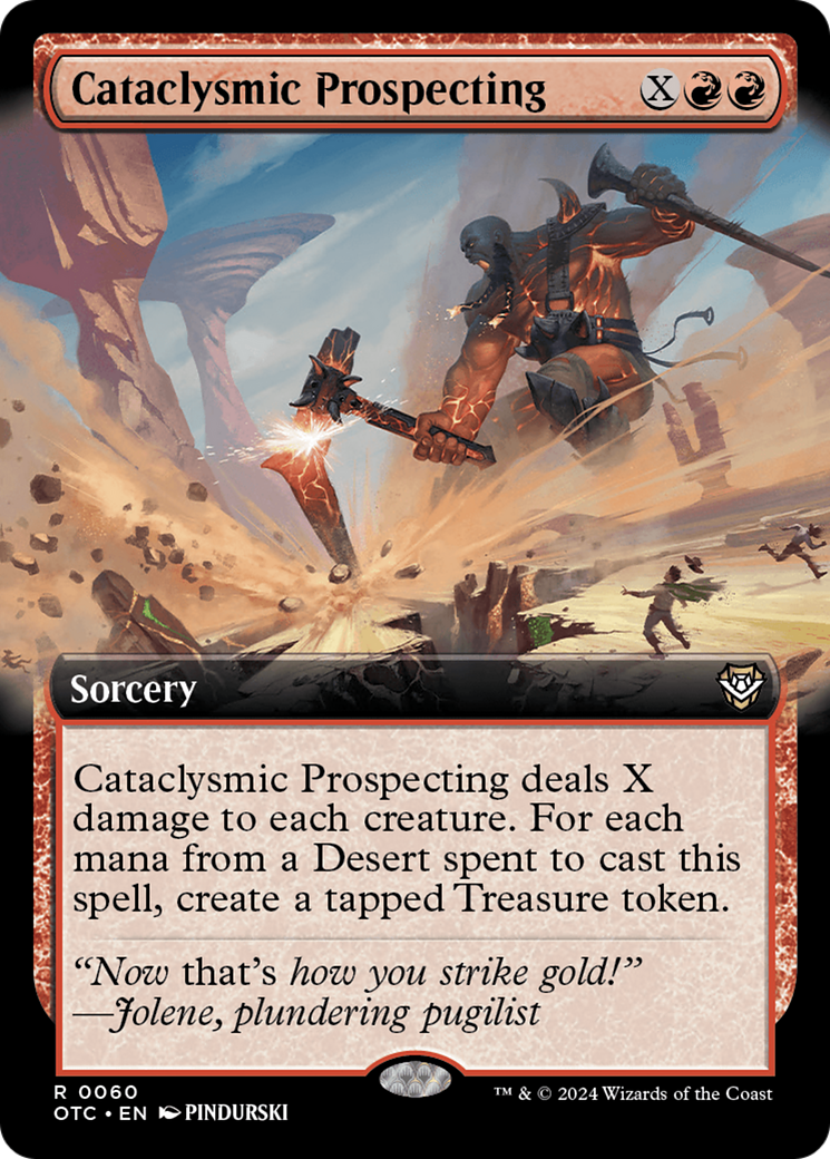 Cataclysmic Prospecting (Extended Art) [Outlaws of Thunder Junction Commander] | Cracking-Singles