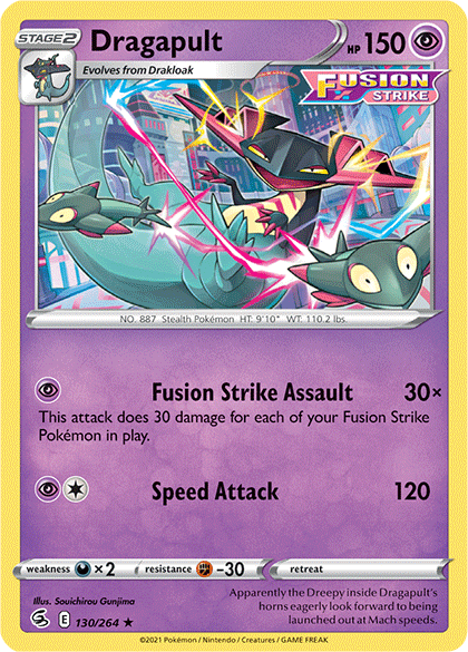 Dragapult (130/264) [Sword & Shield: Fusion Strike] | Cracking-Singles