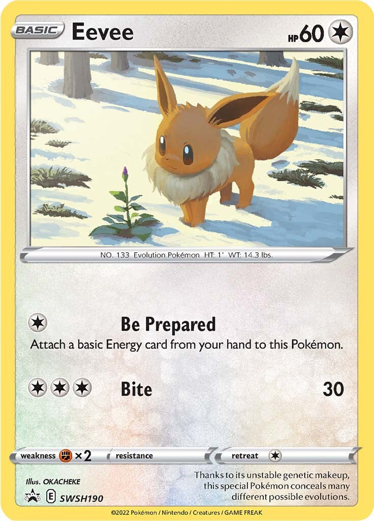 Eevee (SWSH190) [Sword & Shield: Black Star Promos] | Cracking-Singles