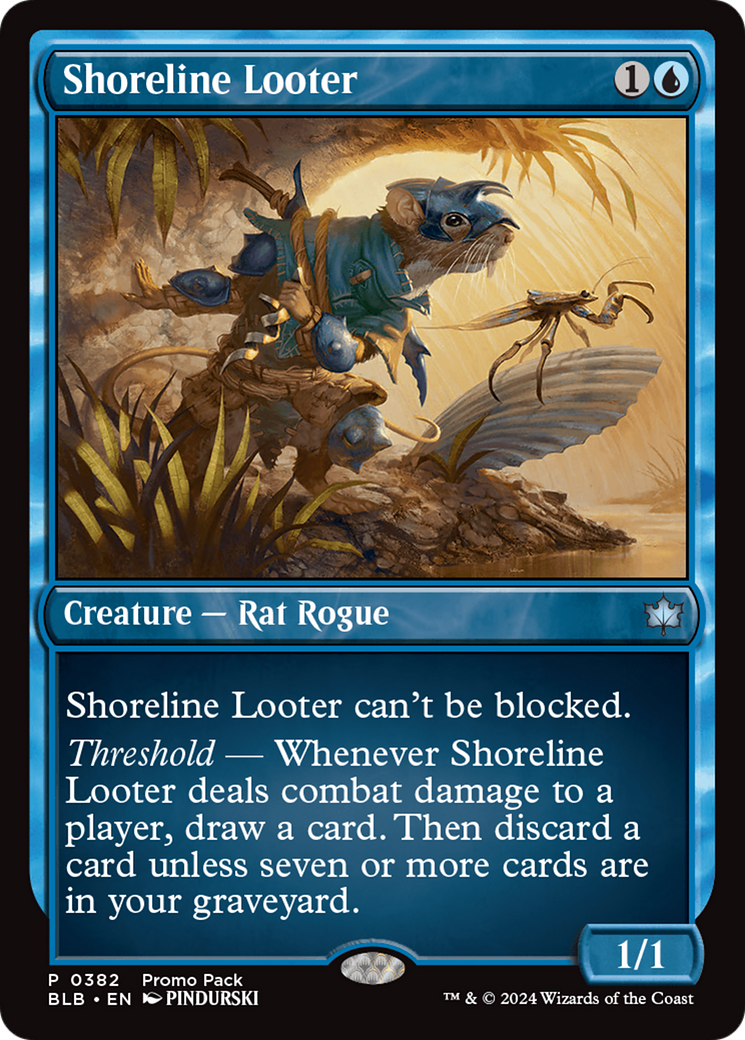 Shoreline Looter [Bloomburrow Promos] | Cracking-Singles