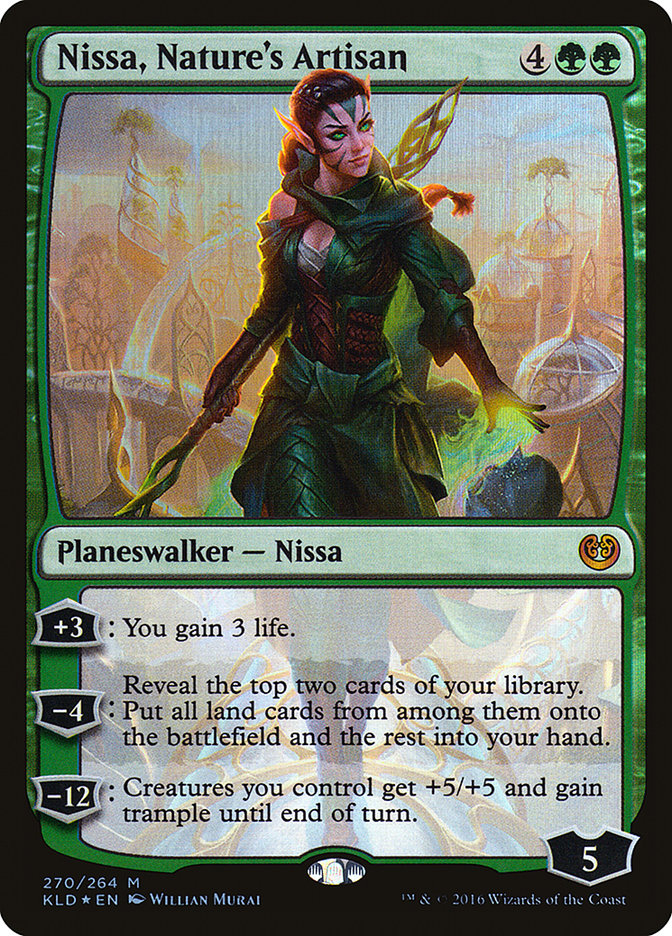 Nissa, Nature's Artisan [Kaladesh] | Cracking-Singles