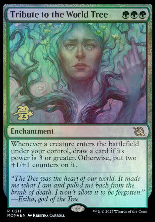 Tribute to the World Tree [March of the Machine Prerelease Promos] | Cracking-Singles