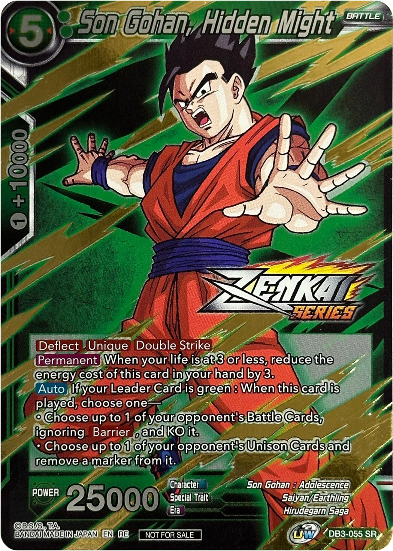 Son Gohan, Hidden Might (Event Pack 10) (DB3-055) [Tournament Promotion Cards] | Cracking-Singles