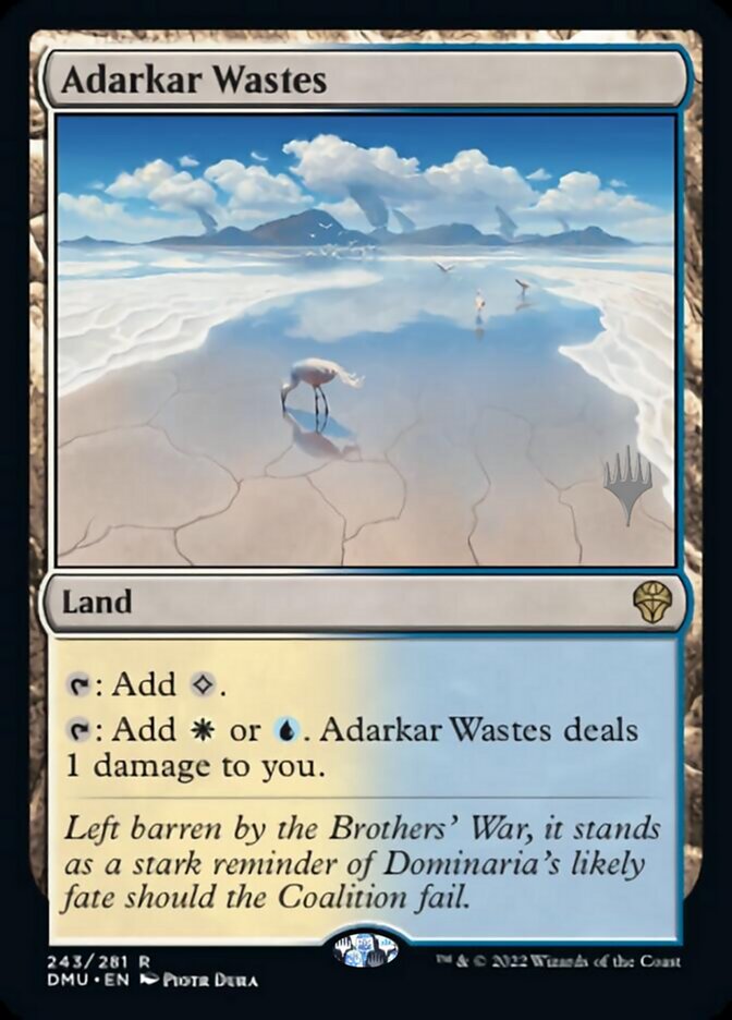 Adarkar Wastes (Promo Pack) [Dominaria United Promos] | Cracking-Singles