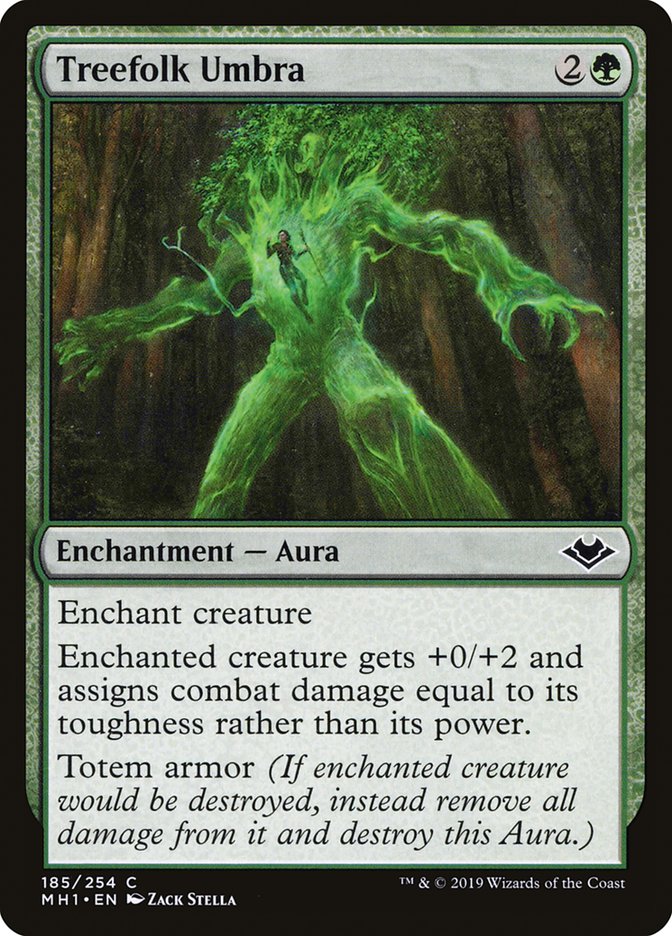 Treefolk Umbra [Modern Horizons] | Cracking-Singles