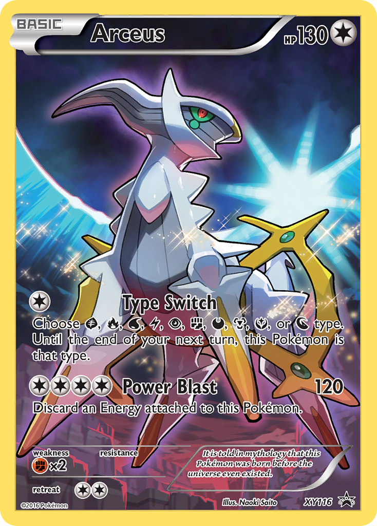 Arceus (XY116) [XY: Black Star Promos] | Cracking-Singles