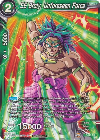 SS Broly, Unforeseen Force (Expansion 4/5 Sealed Tournament) (P-125) [Promotion Cards] | Cracking-Singles