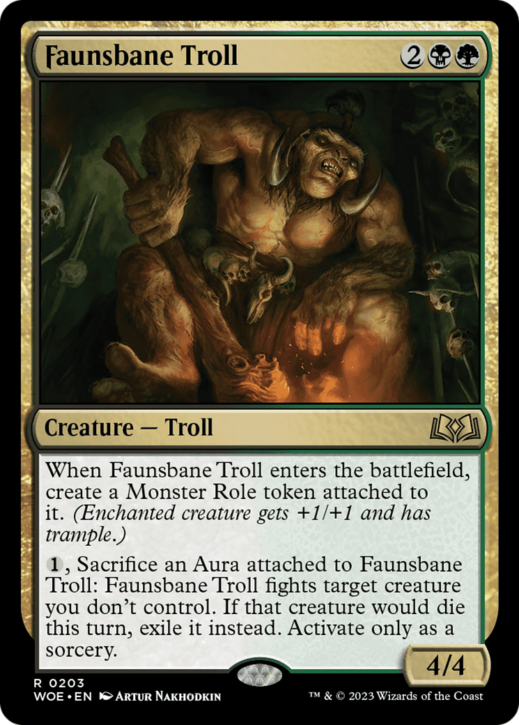 Faunsbane Troll [Wilds of Eldraine] | Cracking-Singles