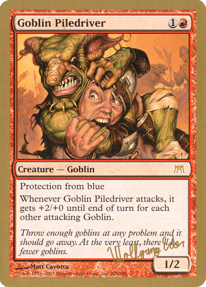 Goblin Piledriver (Wolfgang Eder) [World Championship Decks 2003] | Cracking-Singles