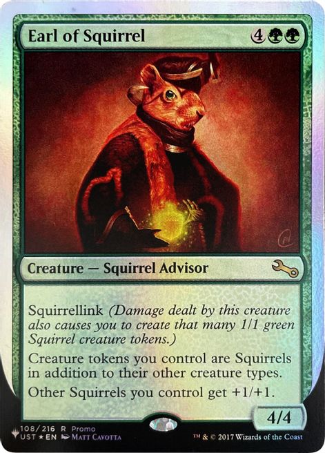 Earl of Squirrel (Unfinity Foil Edition) [The List] | Cracking-Singles