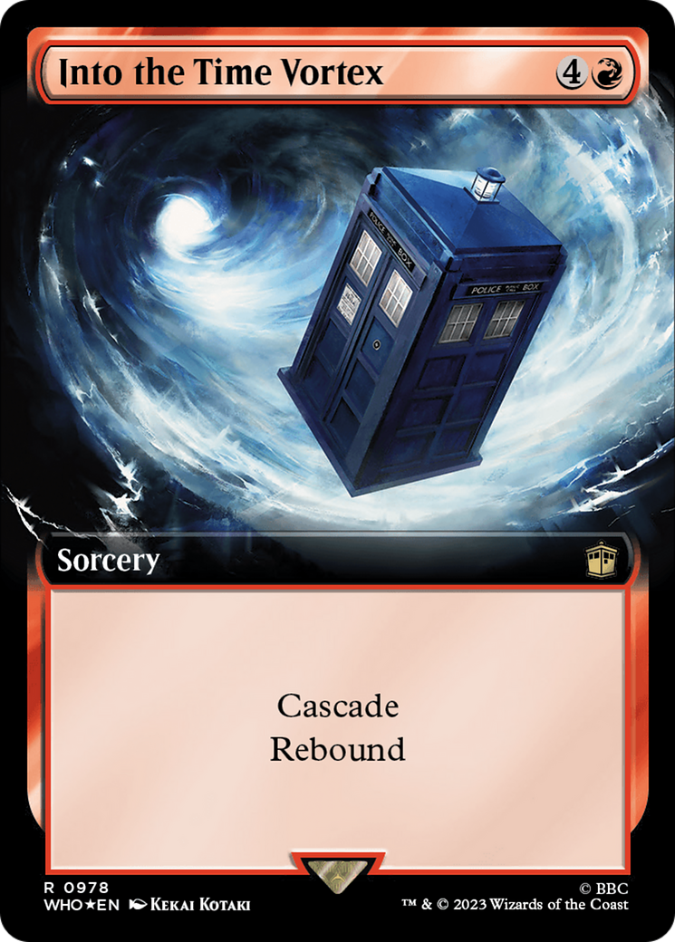 Into the Time Vortex (Extended Art) (Surge Foil) [Doctor Who] | Cracking-Singles