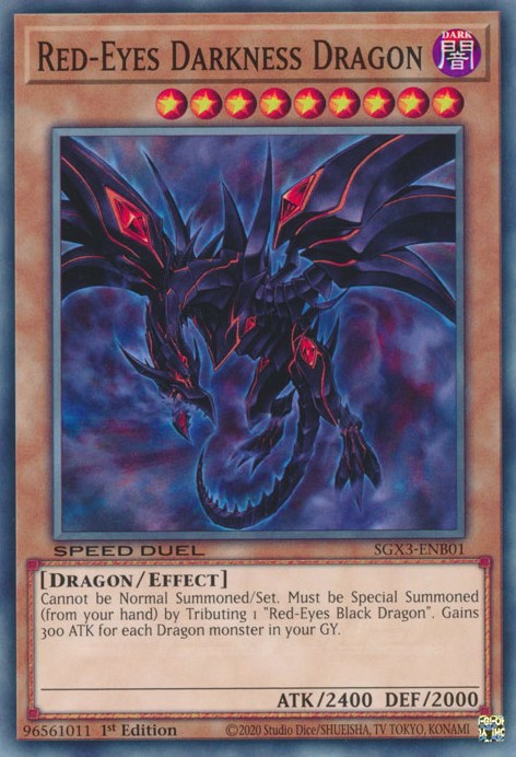 Red-Eyes Darkness Dragon [SGX3-ENB01] Common | Cracking-Singles