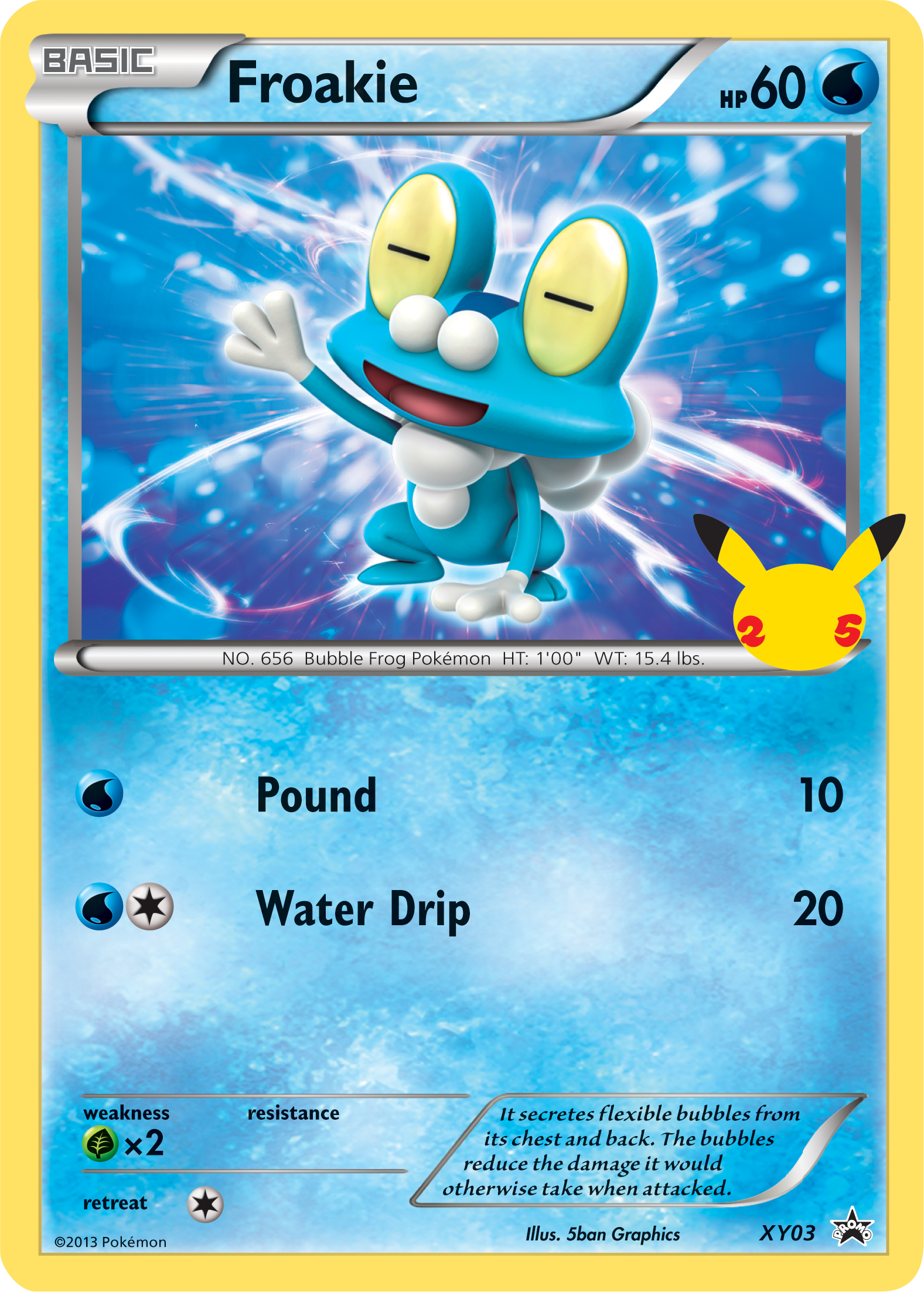 Froakie (XY03) (Jumbo Card) [First Partner Pack] | Cracking-Singles