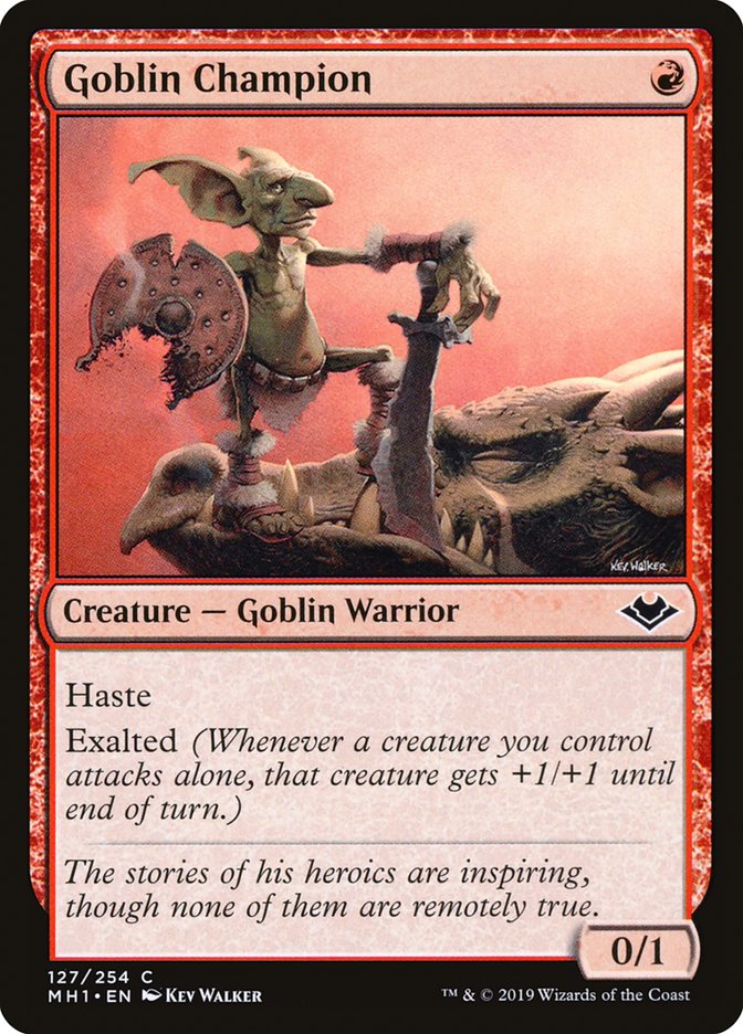 Goblin Champion [Modern Horizons] | Cracking-Singles