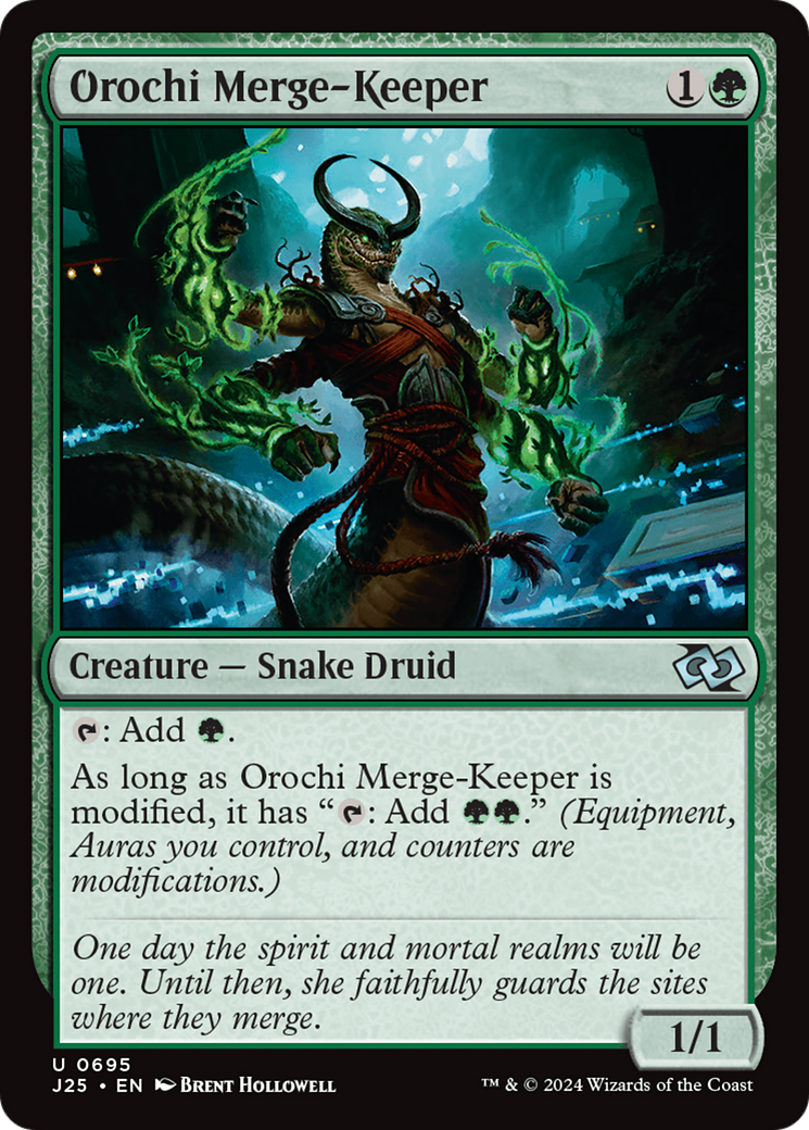 Orochi Merge-Keeper [Foundations Jumpstart] | Cracking-Singles