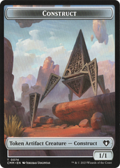 Thopter // Construct (0074) Double-Sided Token [Commander Masters Tokens] | Cracking-Singles