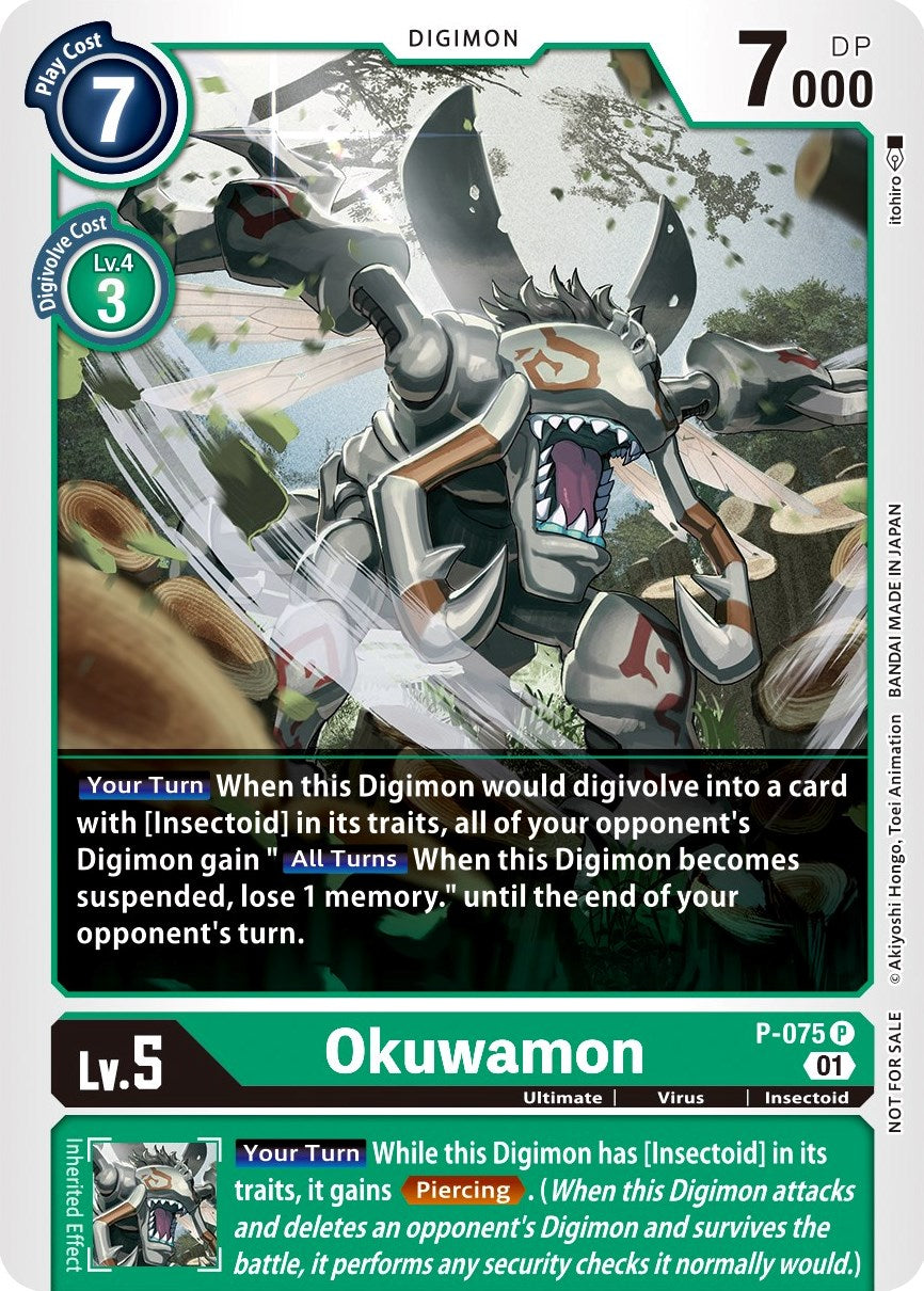 Okuwamon [P-075] (Update Pack) [Promotional Cards] | Cracking-Singles