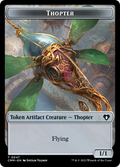 Thopter // Dragon (0020) Double-Sided Token [Commander Masters Tokens] | Cracking-Singles