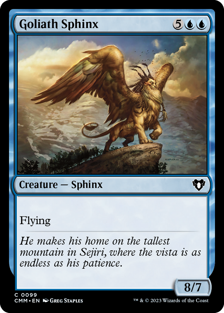 Goliath Sphinx [Commander Masters] | Cracking-Singles