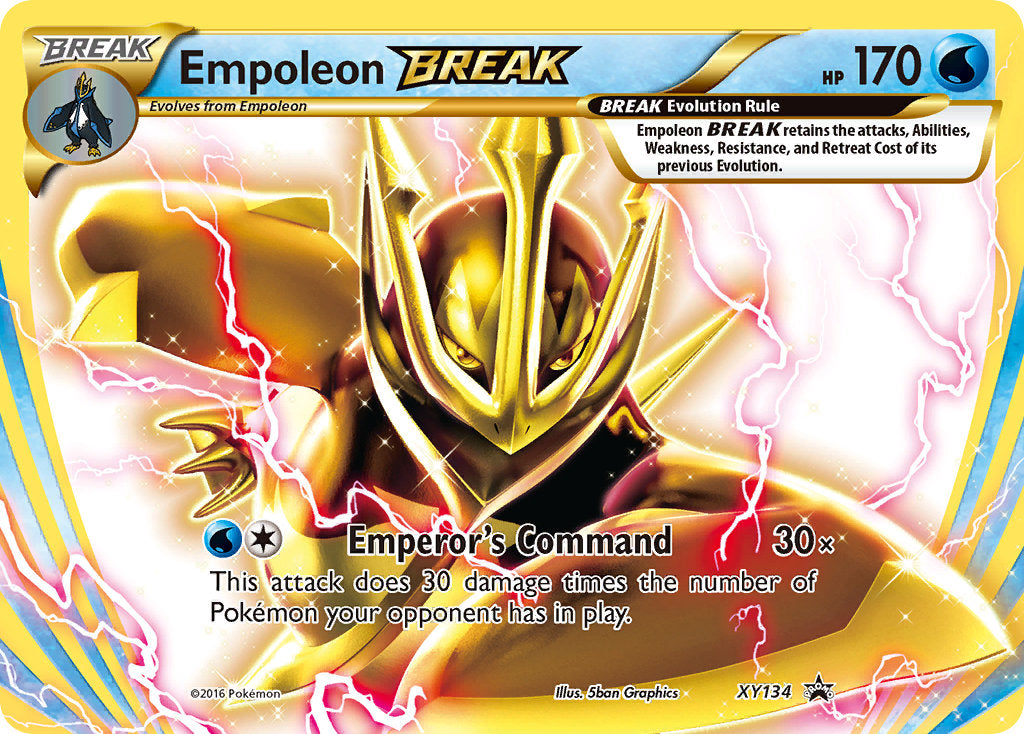 Empoleon BREAK (XY134) [XY: Black Star Promos] | Cracking-Singles