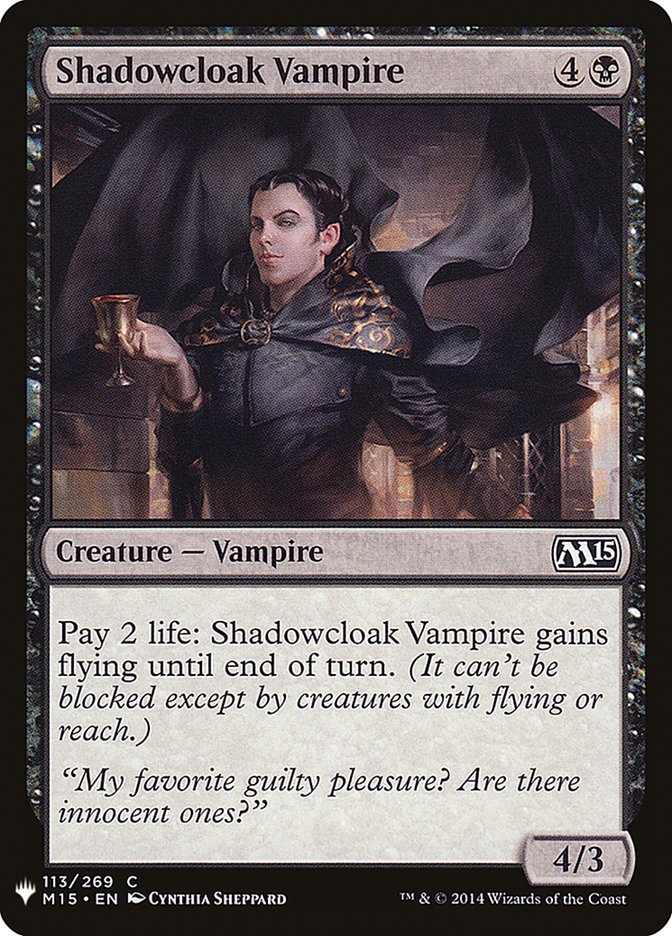 Shadowcloak Vampire [Mystery Booster] | Cracking-Singles