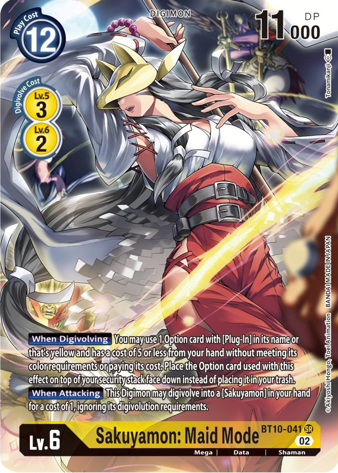 Sakuyamon: Maid Mode [BT10-041] (Alternate Art) [Xros Encounter] | Cracking-Singles