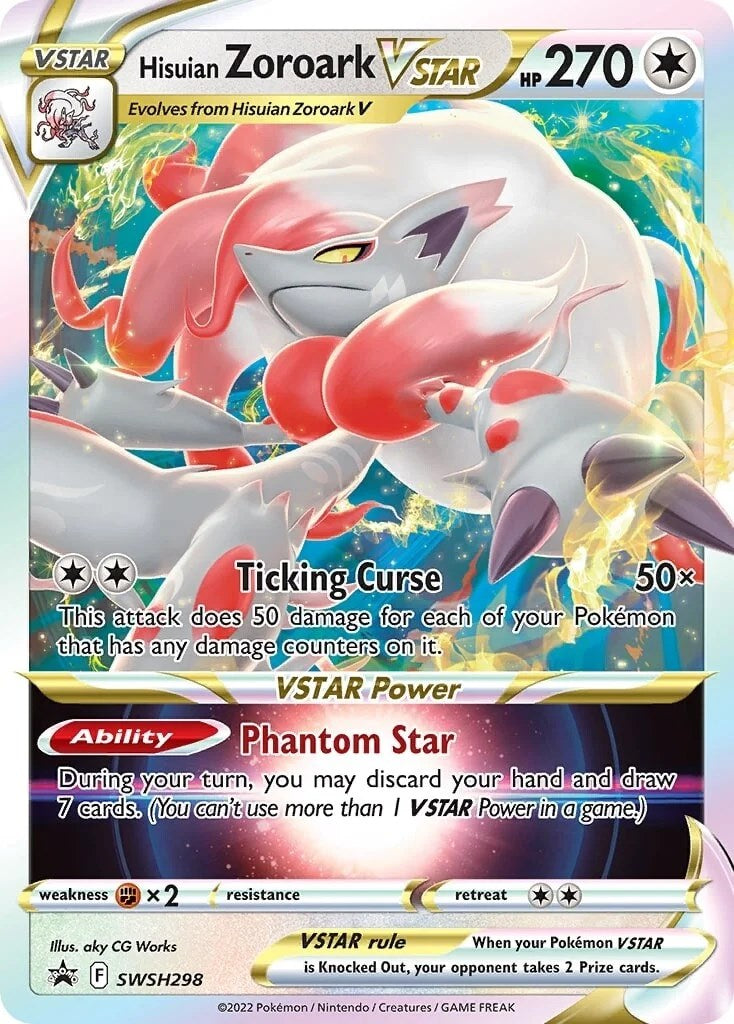 Hisuian Zoroark VSTAR (SWSH298) (Jumbo Card) [Sword & Shield: Lost Origin] | Cracking-Singles