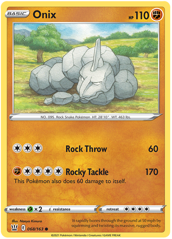 Onix (068/163) [Sword & Shield: Battle Styles] | Cracking-Singles