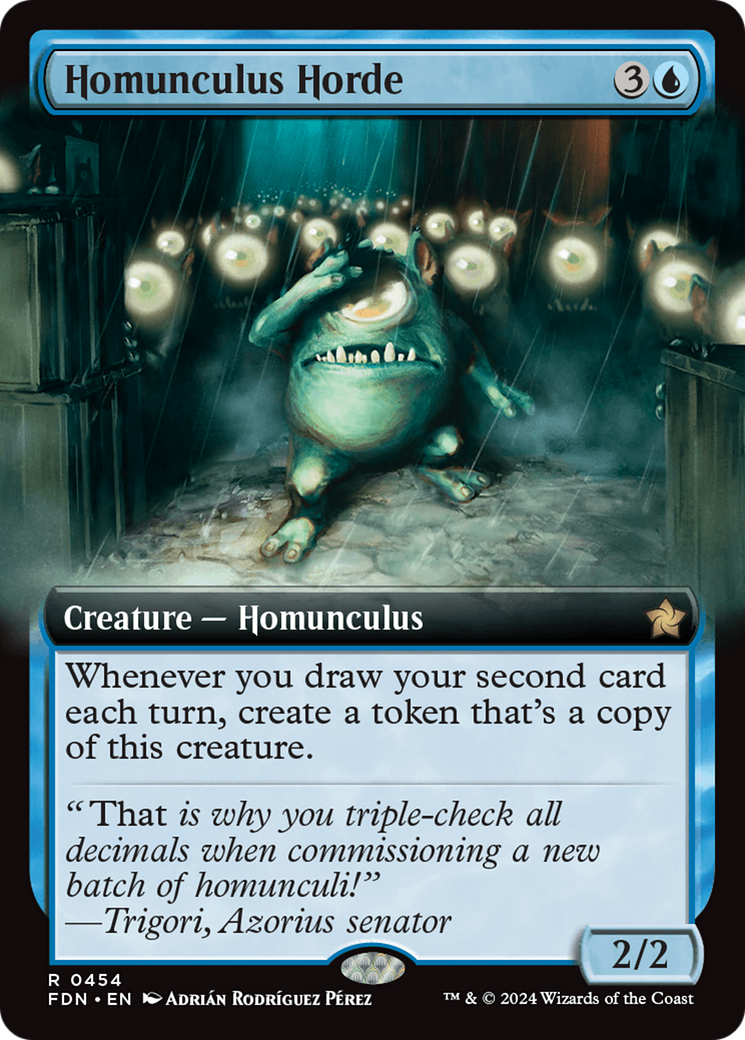 Homunculus Horde (Extended Art) [Foundations] | Cracking-Singles