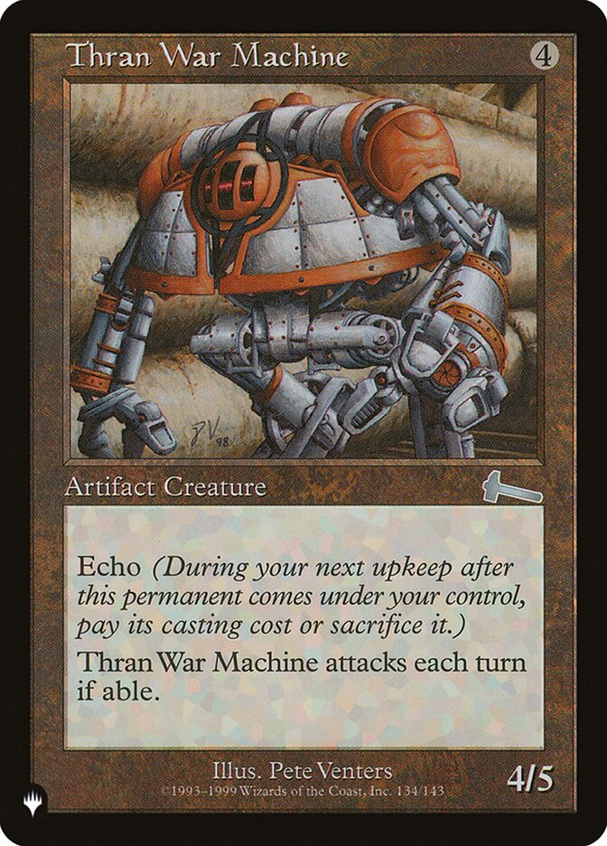 Thran War Machine [The List] | Cracking-Singles