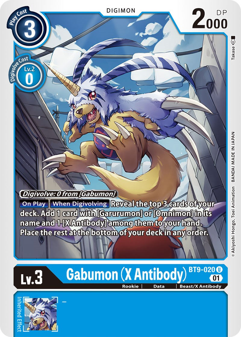 Gabumon (X Antibody) [BT9-020] [X Record] | Cracking-Singles