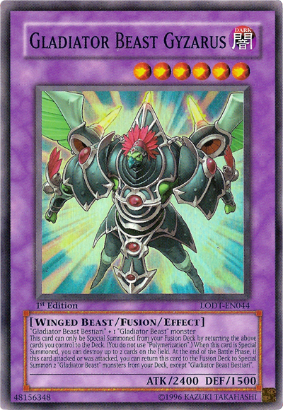 Gladiator Beast Gyzarus [LODT-EN044] Super Rare | Cracking-Singles