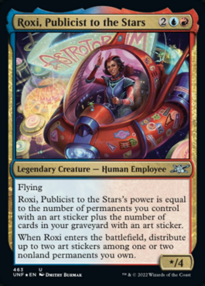 Roxi, Publicist to the Stars (Galaxy Foil) [Unfinity] | Cracking-Singles