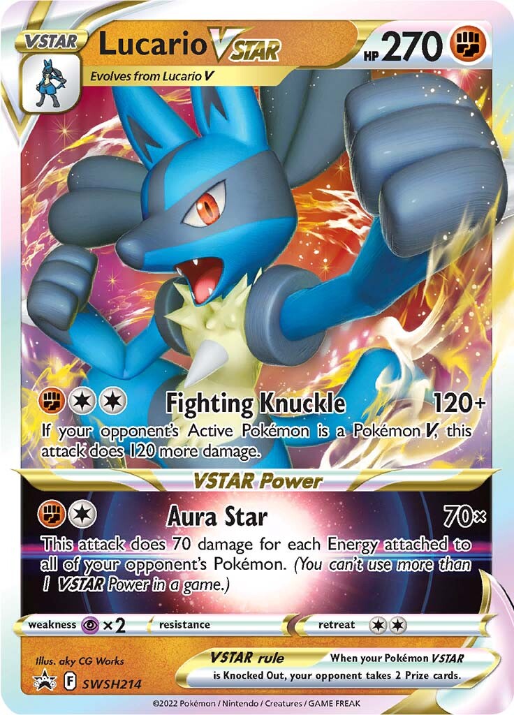 Lucario VSTAR (SWSH214) [Sword & Shield: Black Star Promos] | Cracking-Singles