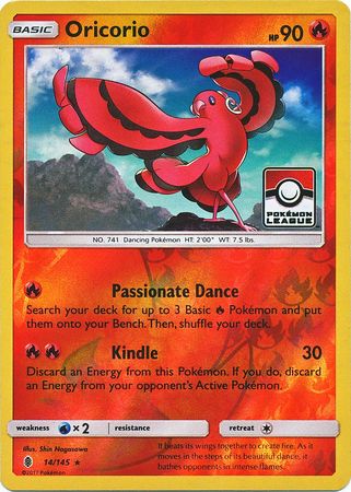 Oricorio (14/145) (League Promo) [Sun & Moon: Guardians Rising] | Cracking-Singles