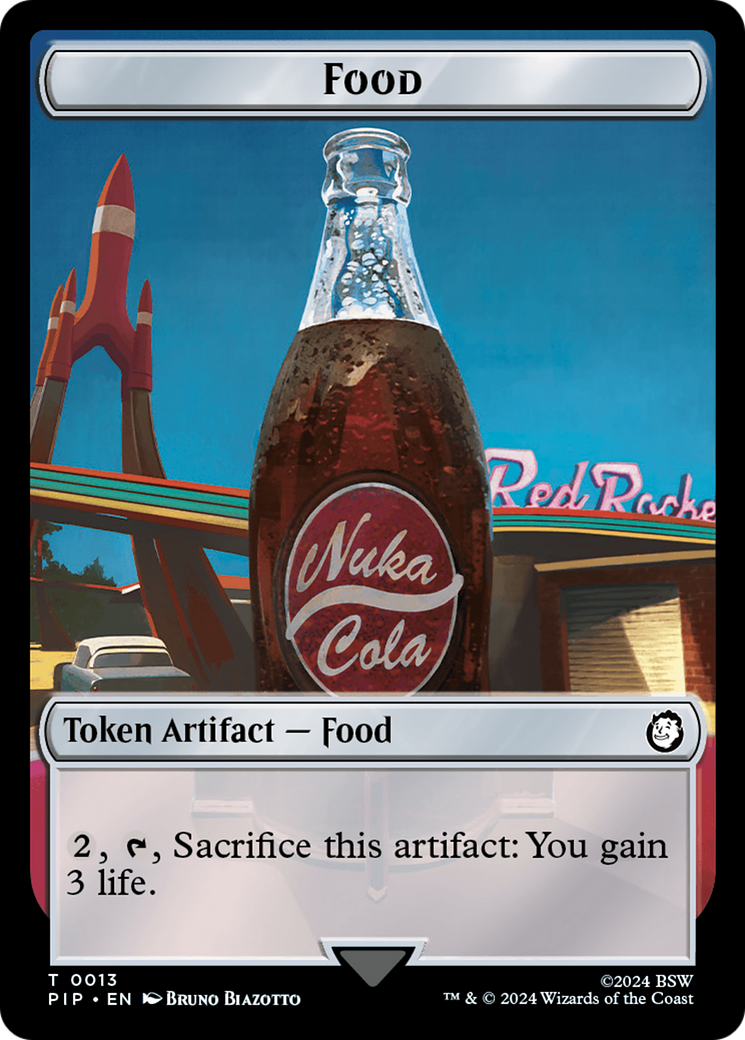 Food (0013) // Wasteland Survival Guide Double-Sided Token [Fallout Tokens] | Cracking-Singles