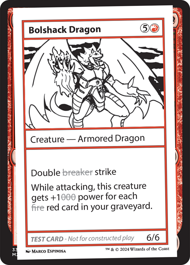 Bolshack Dragon [Mystery Booster 2 Playtest Cards] | Cracking-Singles