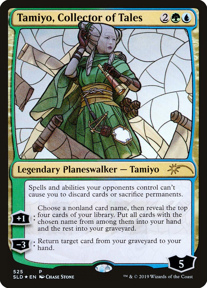 Tamiyo, Collector of Tales (Stained Glass) [Secret Lair Drop Promos] | Cracking-Singles