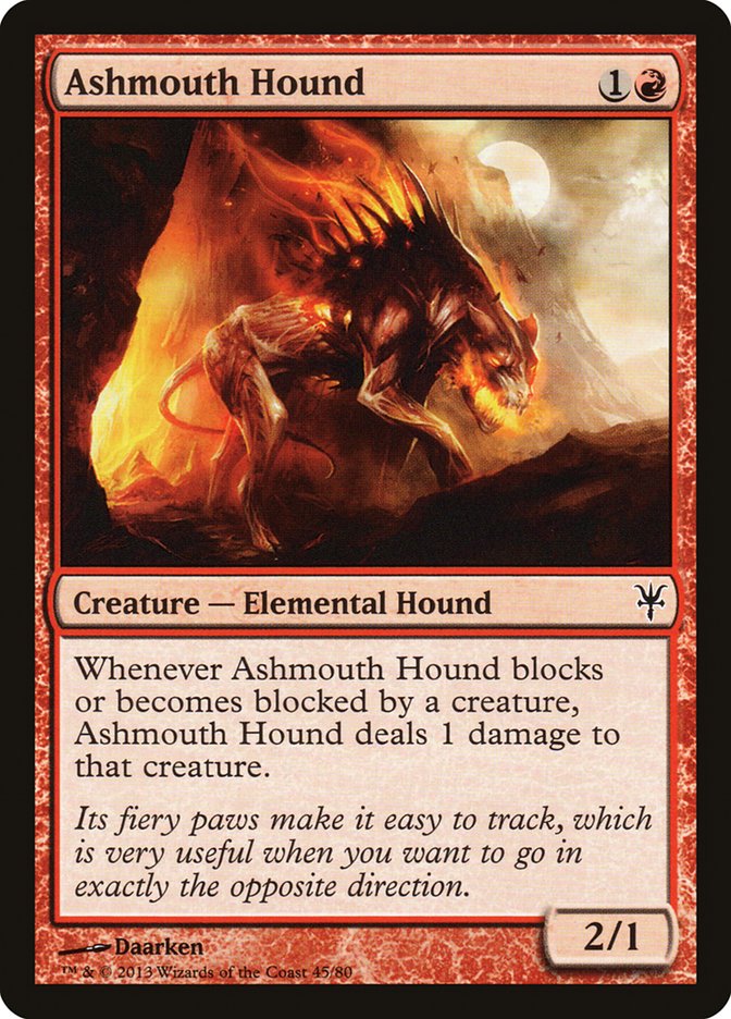 Ashmouth Hound [Duel Decks: Sorin vs. Tibalt] | Cracking-Singles